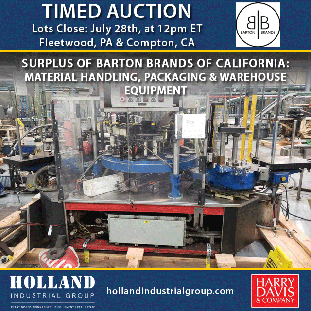 Surplus of Barton — Holland Industrial Group
