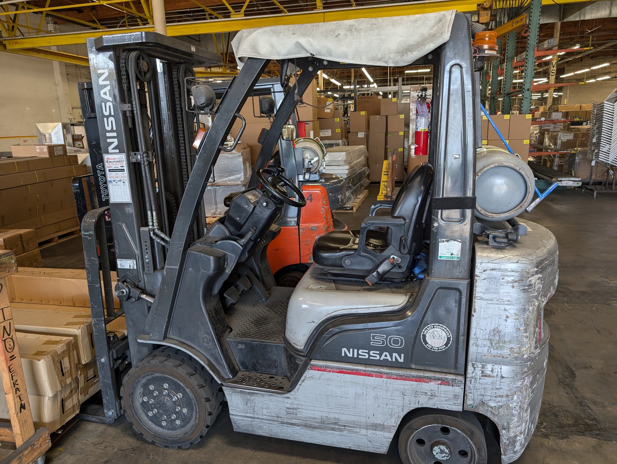 4,700lbs. Cap Nissan Mdl: MCP1F2A25LV Forklift