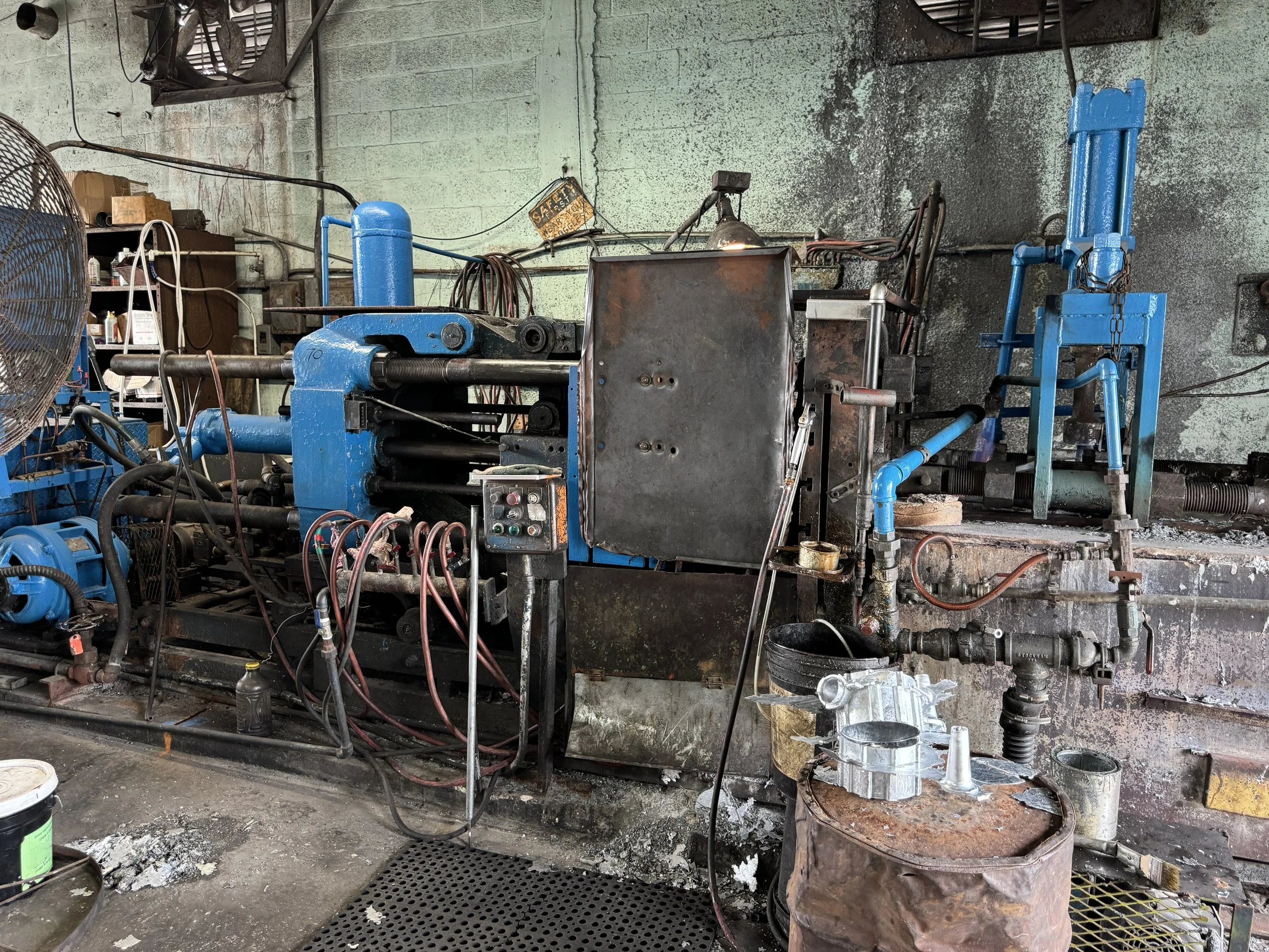 Stuart Werner 600 Ton Diecast Machine