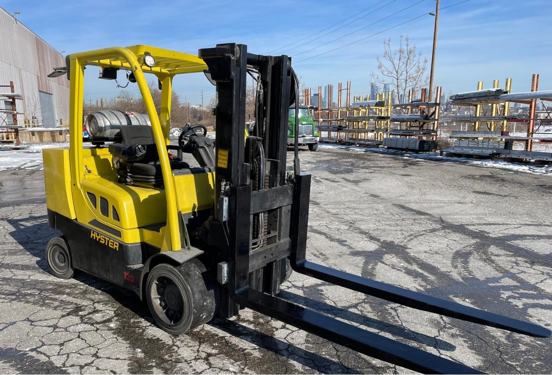 2018 Hyster S120FTPRS 12,000 Lb Forklift With 6' Forks