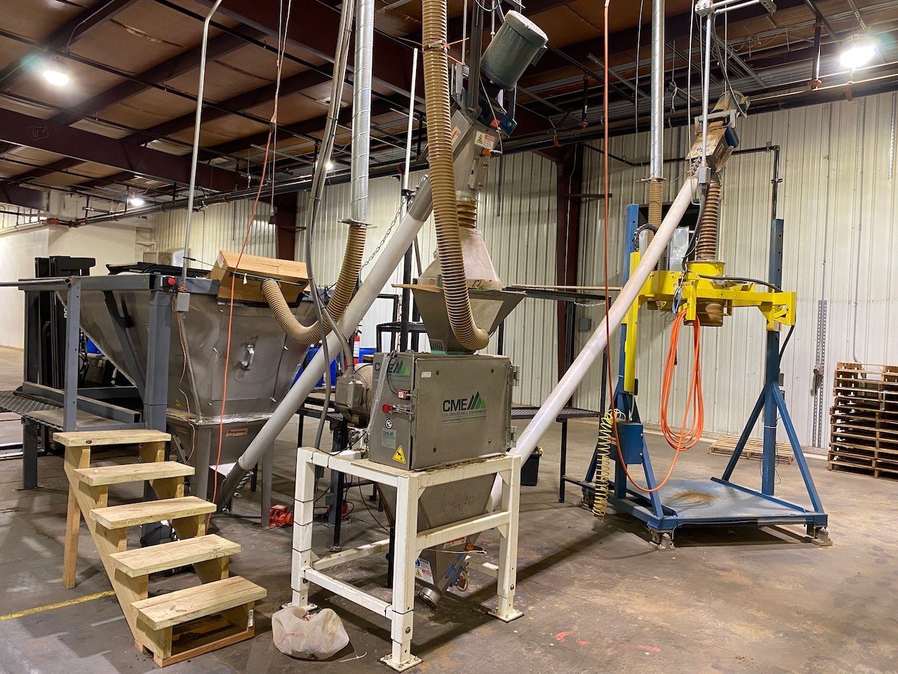 2019 CME Milling System With Flexicon Auger Feeder & Bag Loading System