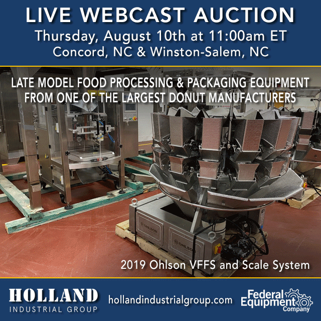 Donut Manufactures — Holland Industrial Group