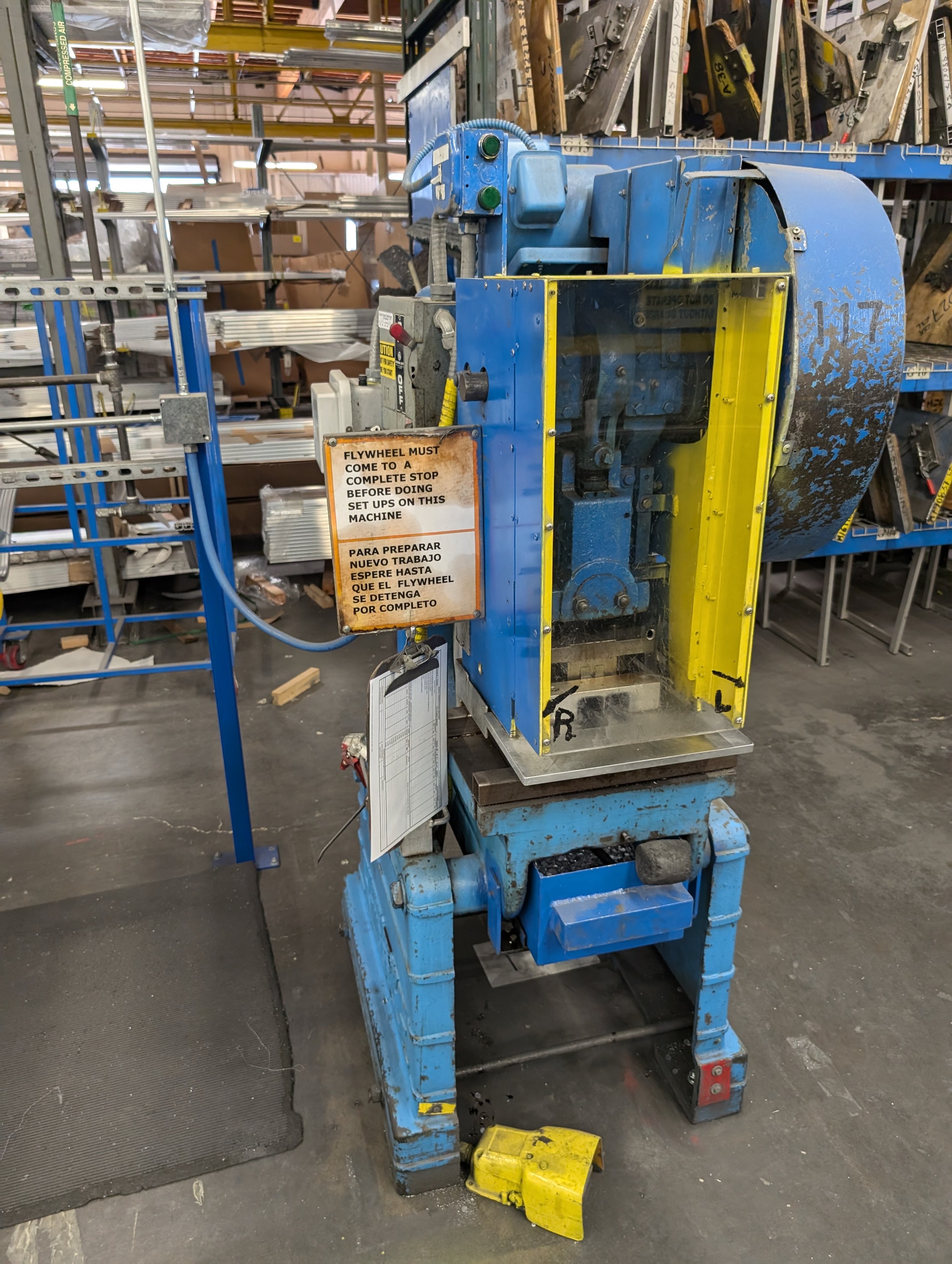 Roussell Mdl 2F Stamping Press