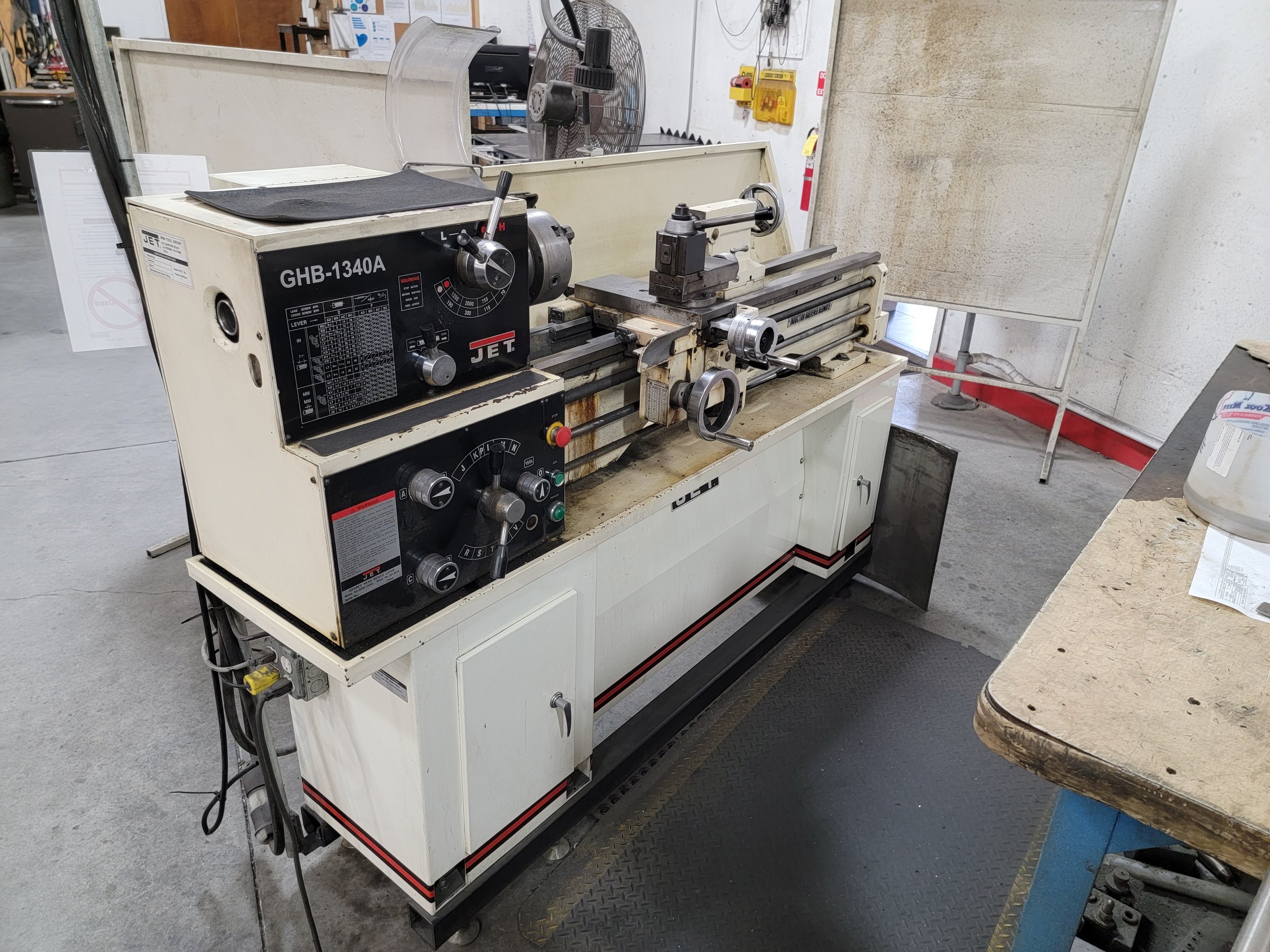 Jet Geared Head Bench Lathe