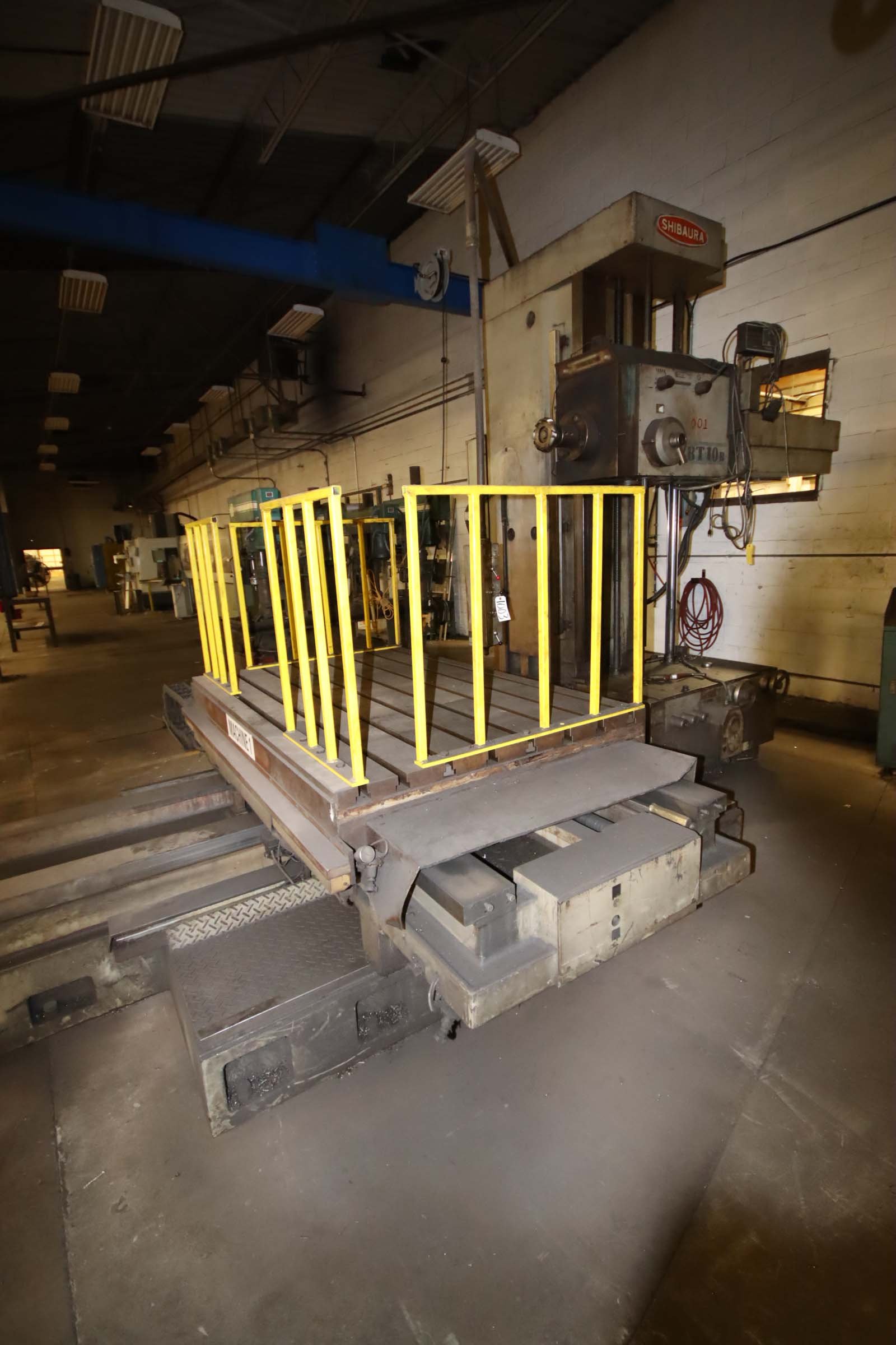 Shibaura Table Type Mill, BT-10B, 48"x79" Table