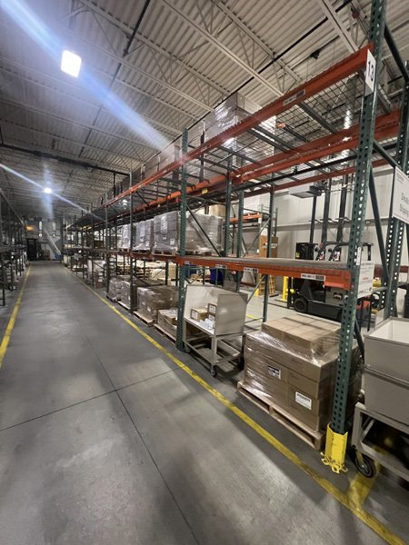 (200+) Sections Pallet Racking