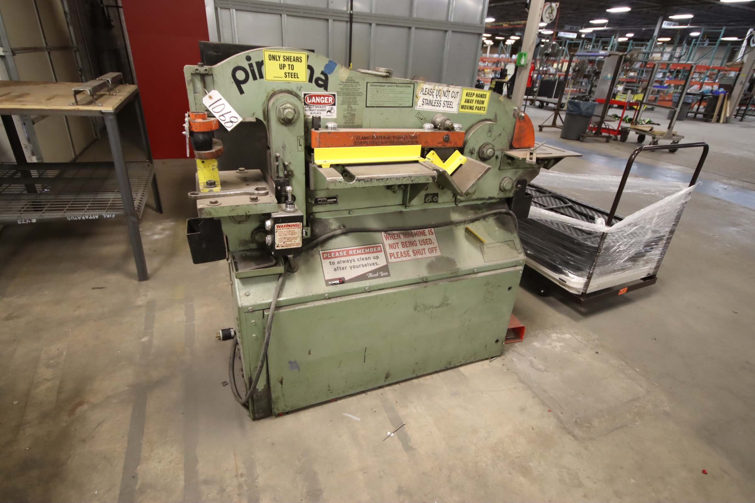 Piranha P50 Iron Worker, 50 Ton