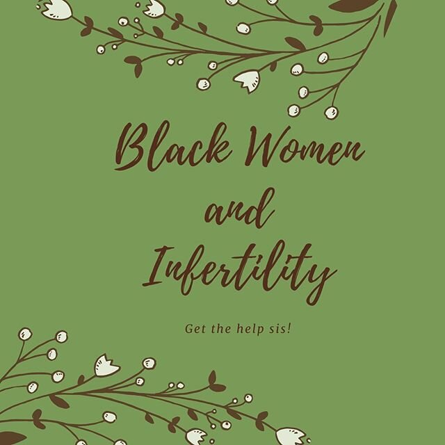 🚨NEW BLOG ALERT🚨
Let&rsquo;s talk about Black Women and Infertility! It&rsquo;s almost like the biggest secret a family has in the black community. Blog link in the bio!
.
.
.
All your girlfriends need to read this! Tag a girlfriend in the comments