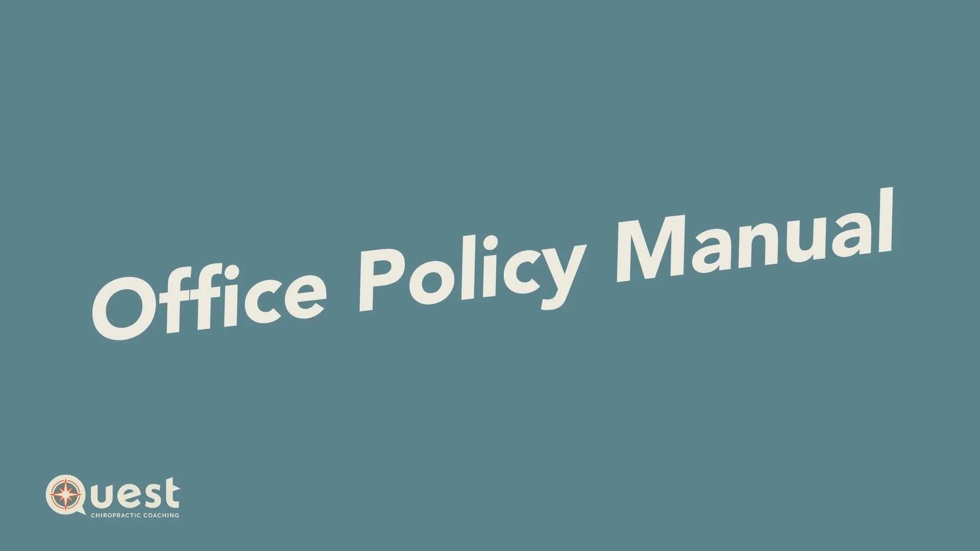 Office Policy Manual