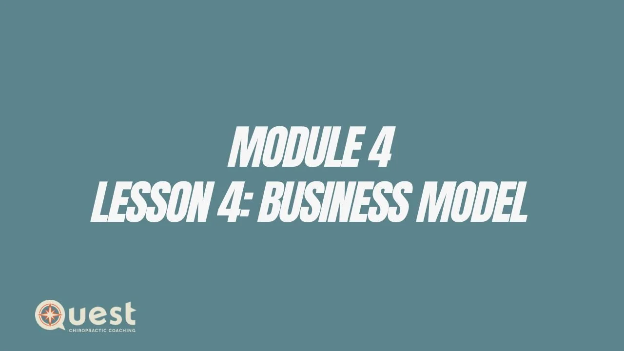 Module 4: Lesson 4: Business Model