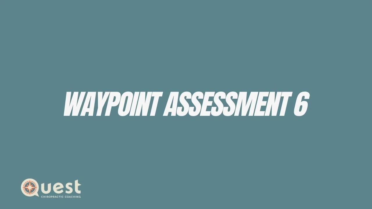 Waypoint Assessment 6