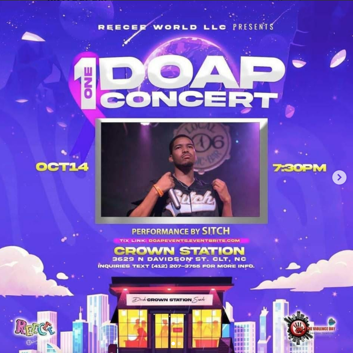 Reecee World LLC Presents: 1DOAP Concert