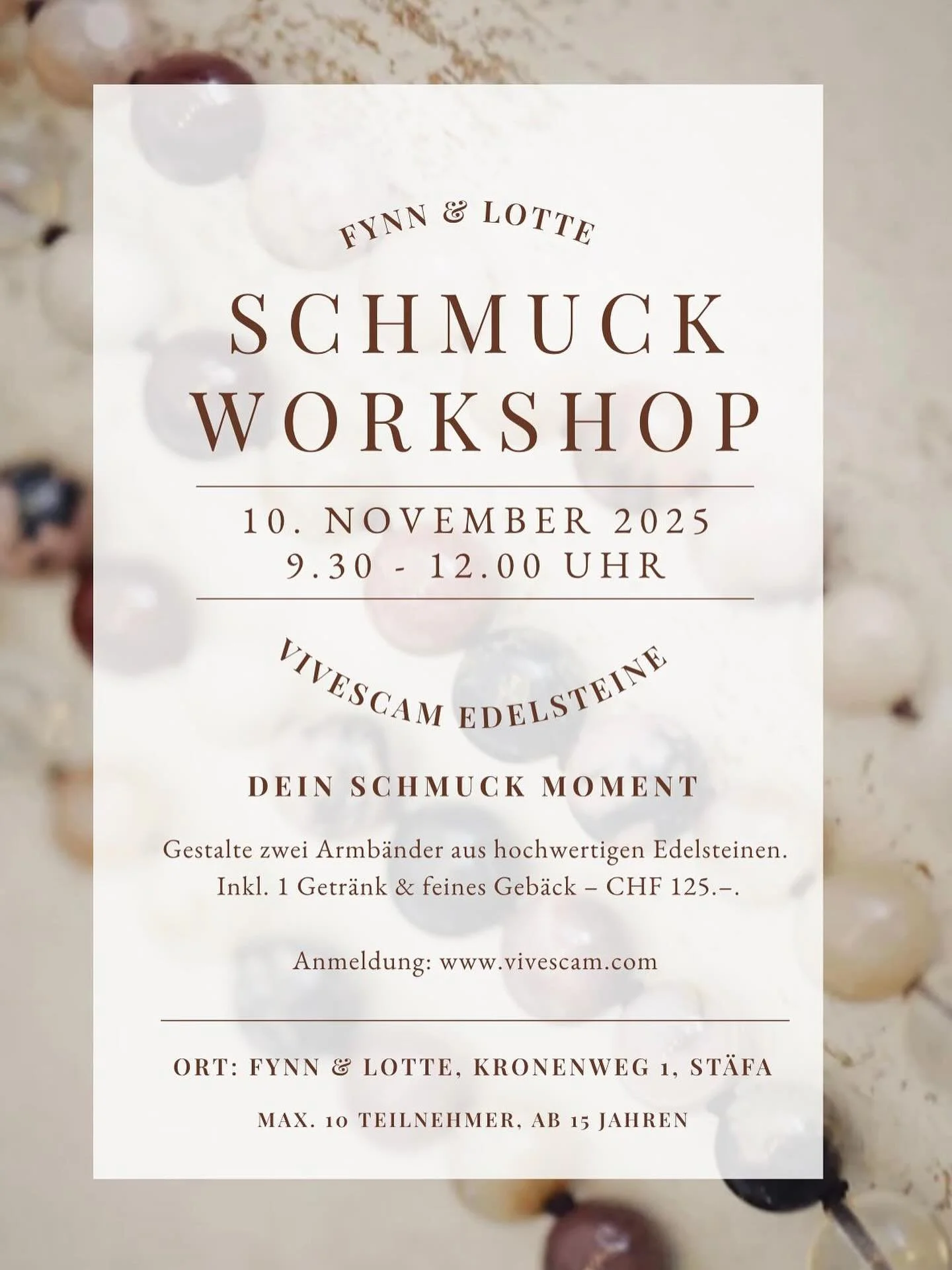 Die kalten Novembertage sind perfekt, um es sich gem&uuml;tlich zu machen. 

Bei einem feinen Kaffee mit kleinem Snack und in entspannter Atmosph&auml;re habt ihr am 10. November von 9.30 Uhr bis 12.00 Uhr bei uns @fynnundlotte die M&ouml;glichkeit g