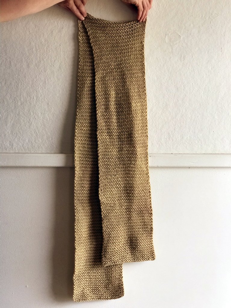 wheat scarf pattern