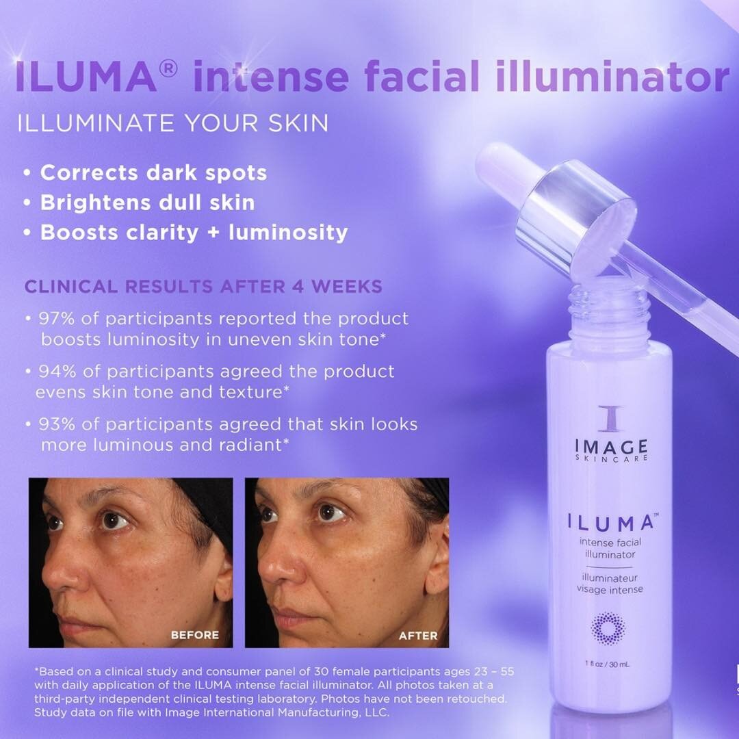 ✨ NEW LAUNCH ✨ Introducing Image Iluma Intense Brightening Exfoliating Cleanser &amp; Iluma Intense Facial Illuminator! 
 
💜 Image Iluma Intense Brightening Exfoliating Cleanser is a luxurious cream-to-foam cleanser. It sweeps away impurities and ex