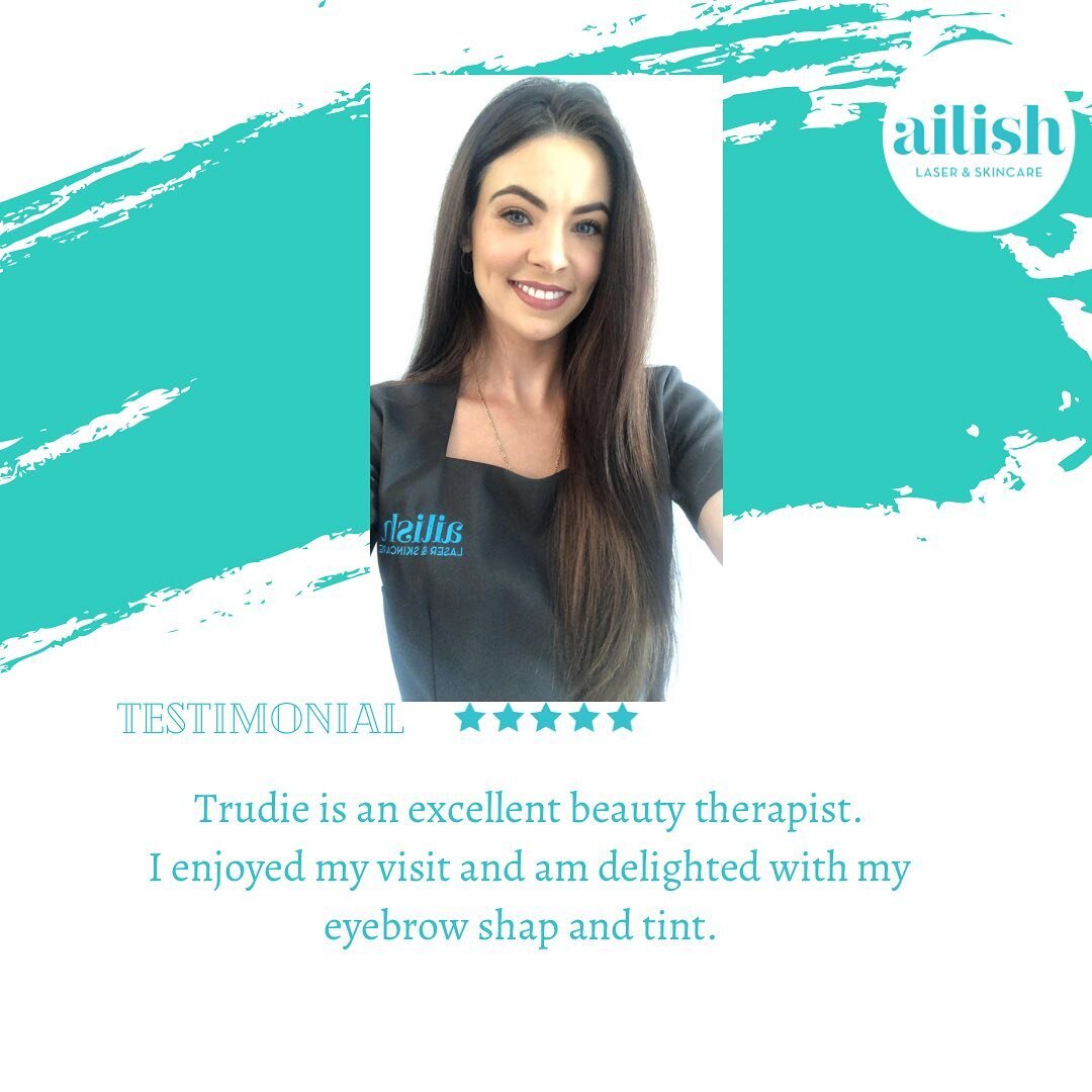 Trudie 🌟

Another amazing review for our Trudie. 
We are all loving being back doing what we love &amp; looking after all our fabulous clients ❤️

#loveourjob 
#environskincare 
#ultraceuticalsireland 
#advancednutritionprogramme 
#guinot
#imageskin