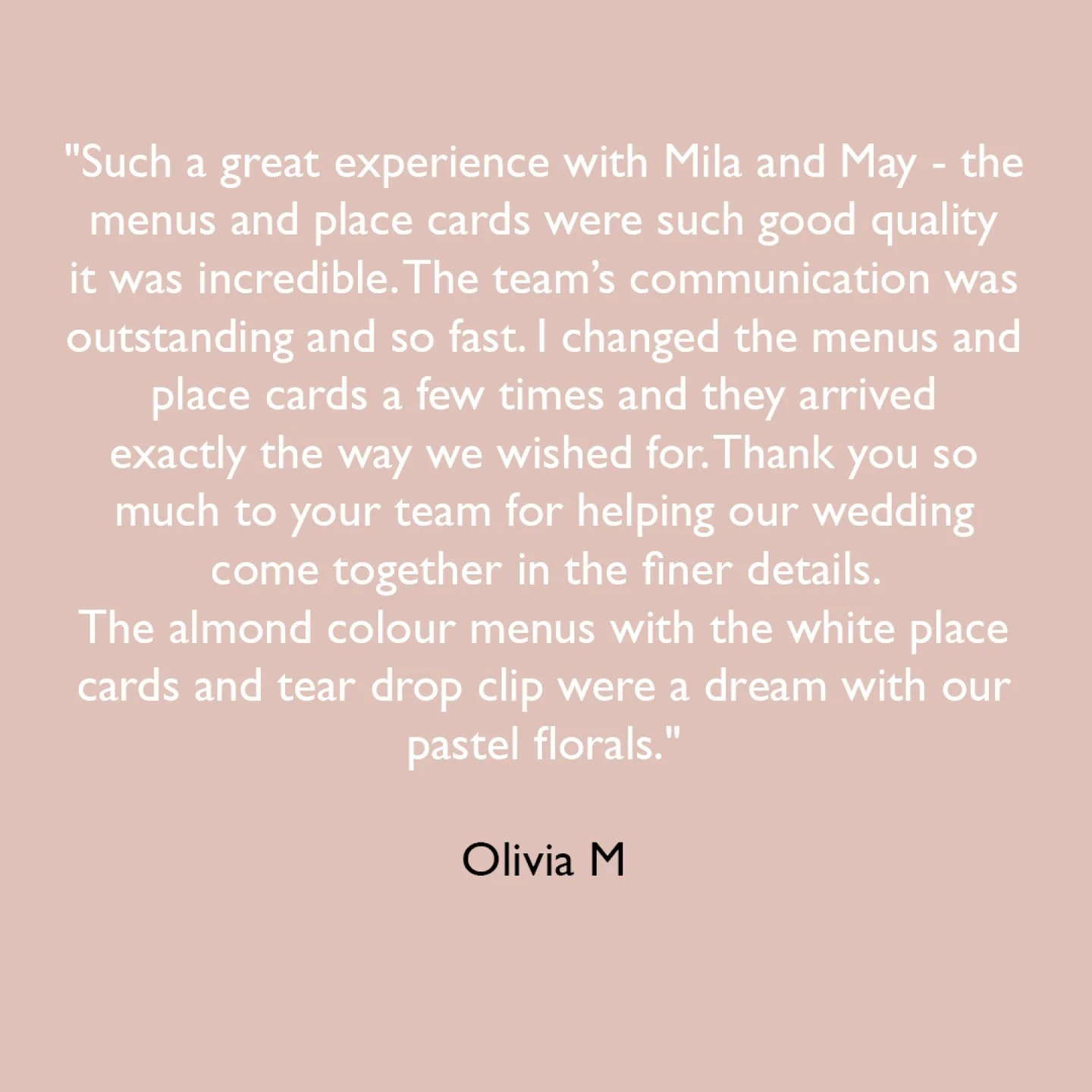 Thank you to our wonderful clients for their kind reviews! A pleasure to work with all of you beautiful people.