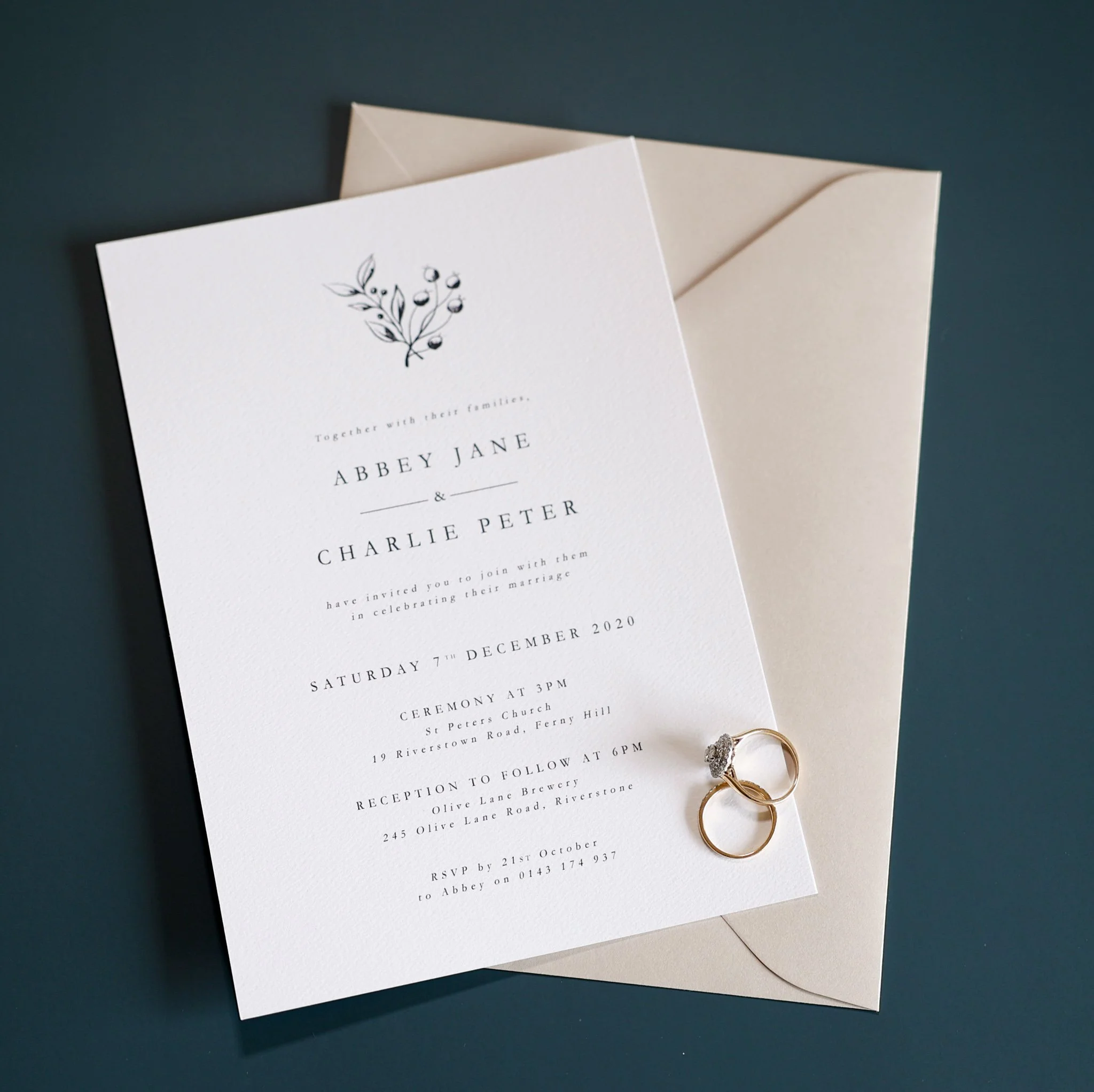 RSVP via text on invite