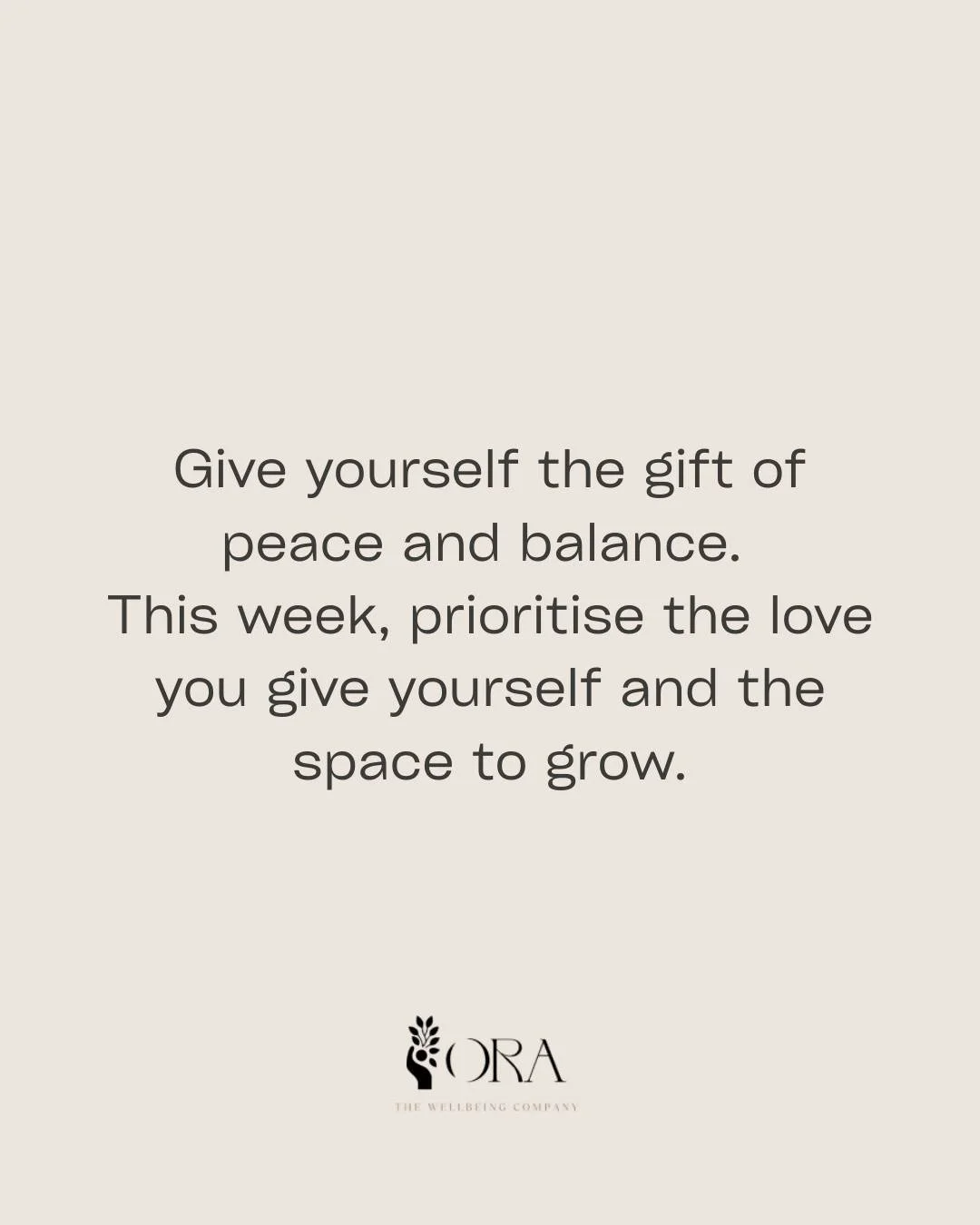 Peace is not something you earn after everything is done.It is something you choose, even when life feels full 🌿

This week, make space for balance. Balance between doing and being. Balance between giving and receiving.

You are allowed to grow with