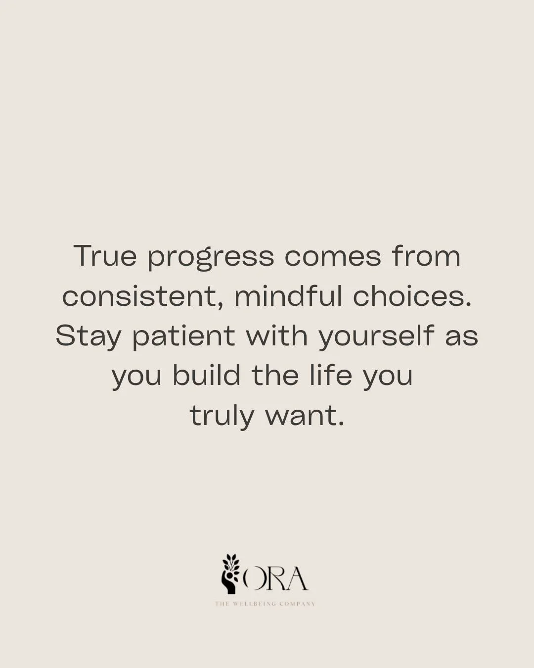 Progress is rarely loud or dramatic. It is built through small, thoughtful choices made consistently 🌱

Choosing rest when needed. Choosing support when things feel heavy. Choosing patience with yourself when growth feels slow.

Every mindful decisi