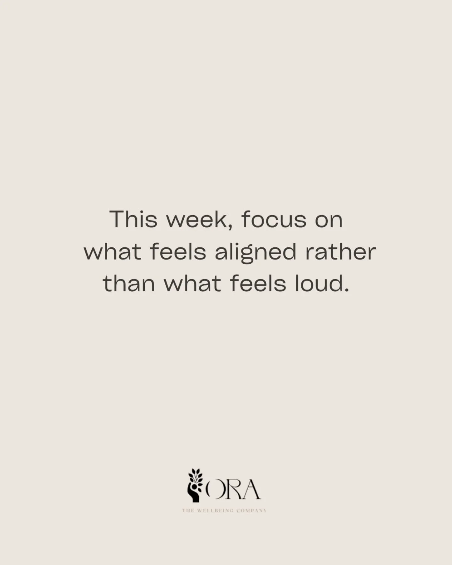 Sometimes the quiet choices are the most powerful ones 🌿
This week, you are allowed to tune out the noise and listen inward. What feels steady, supportive, and true for you right now?

Take a moment to check in with yourself before the week takes ov