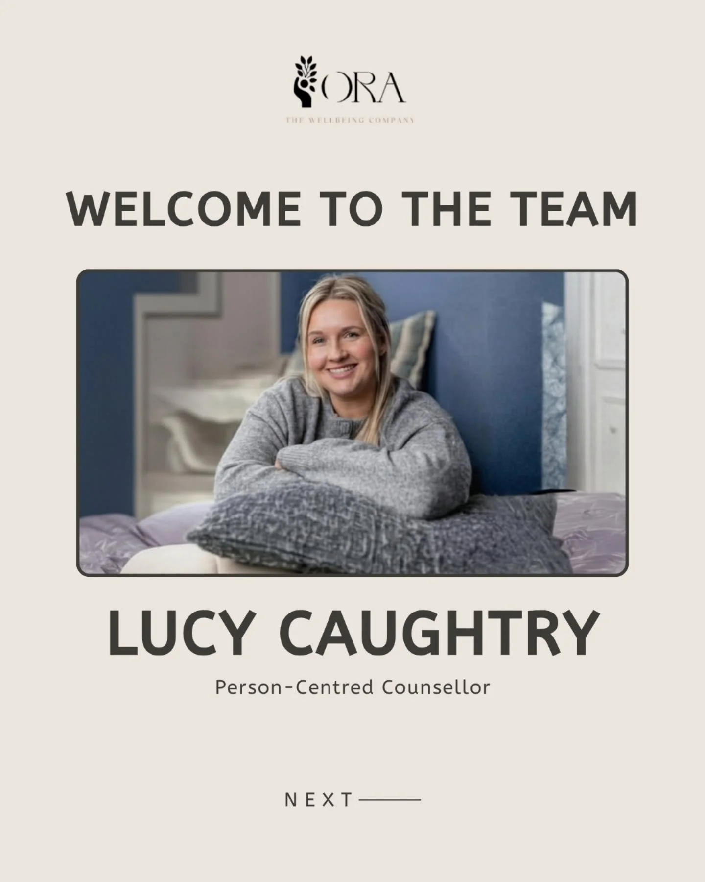 💫 Say hello to Lucy Caughtry, our Person-Centred Counsellor 💫

Lucy provides a warm, non-judgemental space where you can explore emotions, navigate challenges, and build resilience. With a focus on supporting mental clarity and self-growth, Lucy wo