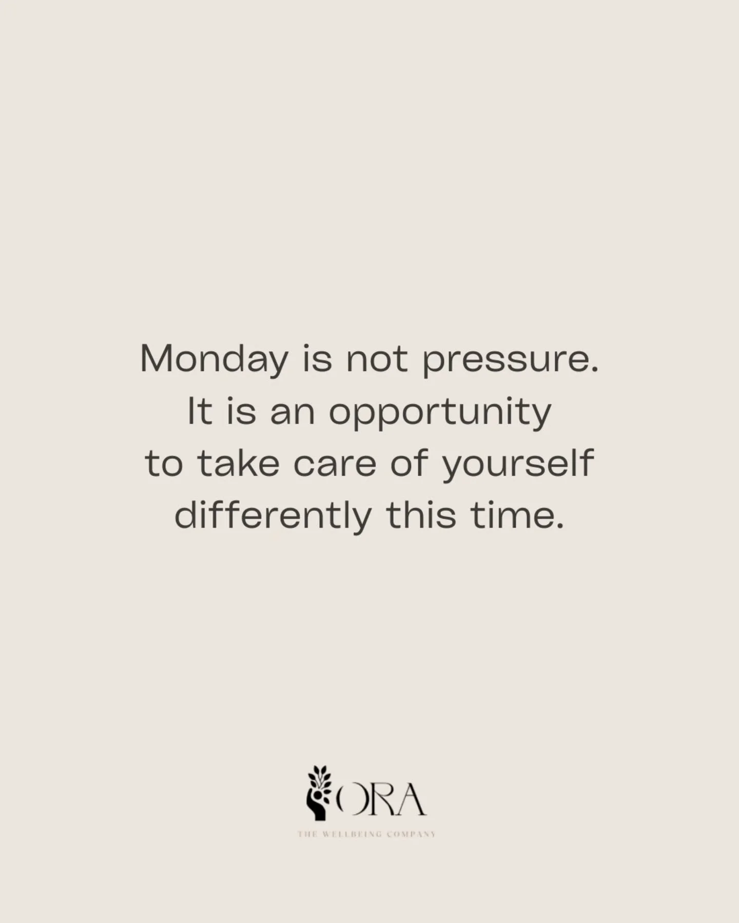 Monday does not have to feel heavy 🤍

It is not about doing everything perfectly or proving yourself straight away. It is about starting in a way that actually supports you.

A slower start. A clearer intention. A different approach to how you take 