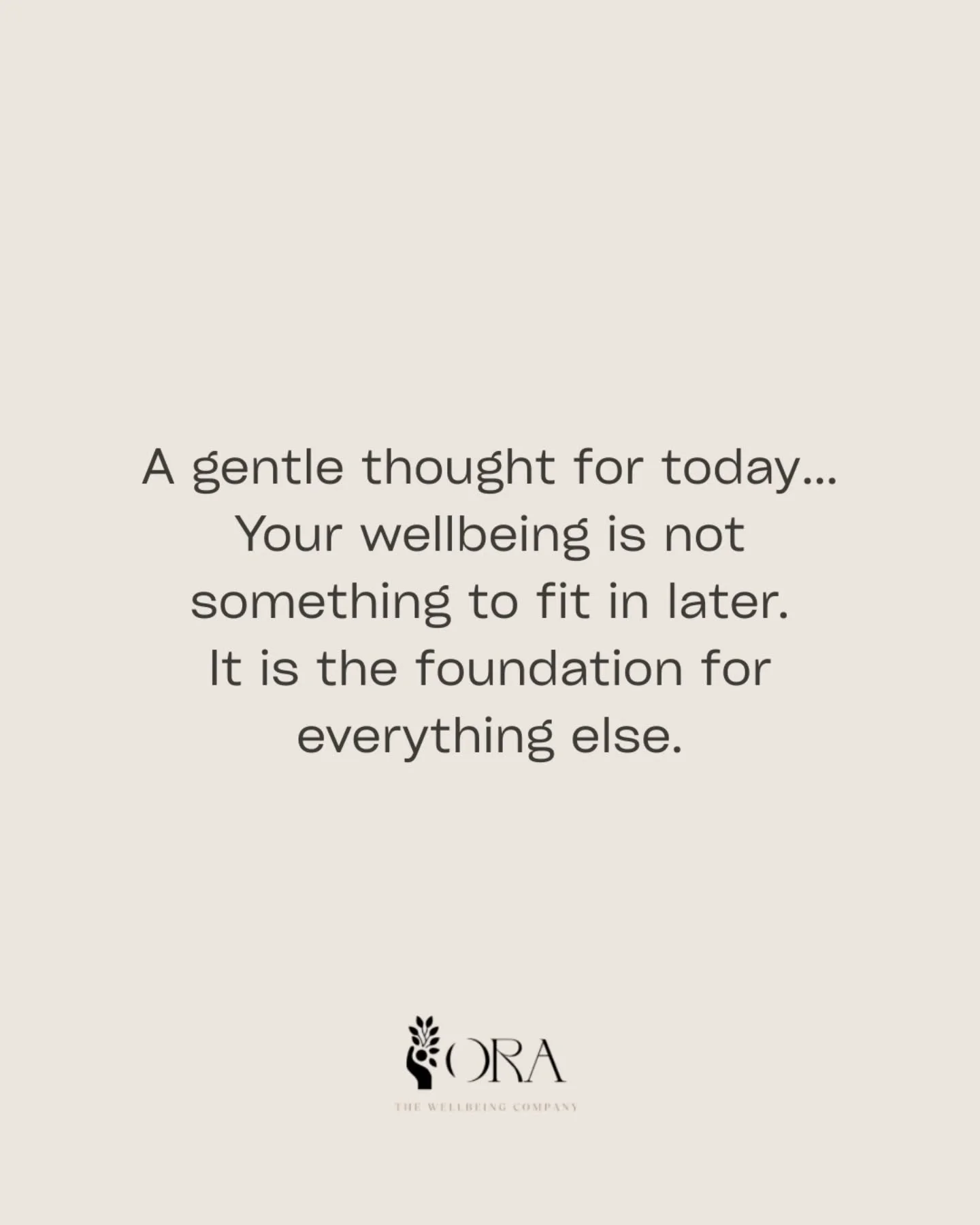 Before you focus on everything else&hellip; pause 💭

Your energy, your mindset, your physical wellbeing
they shape how everything else in your life feels.

When you take care of yourself first, everything flows better after.

What is one small thing