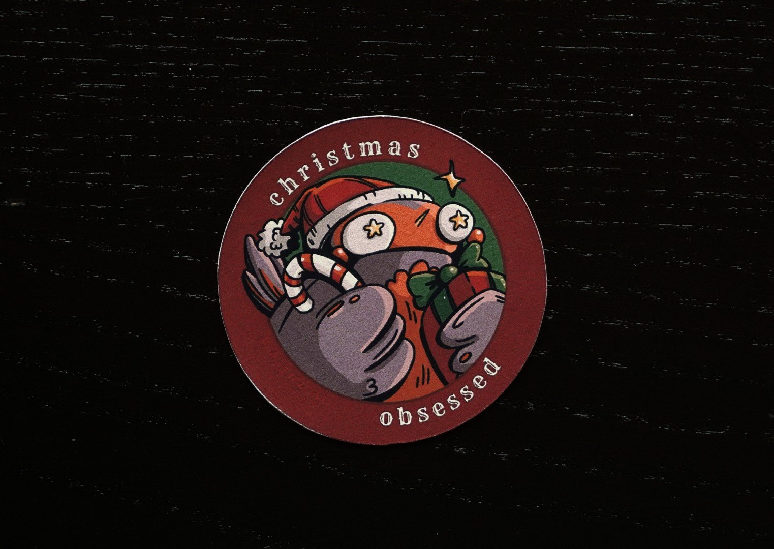Foto de Produto _ Sticker _ Christmas Red Robins _ Obsessed (Grande).jpg