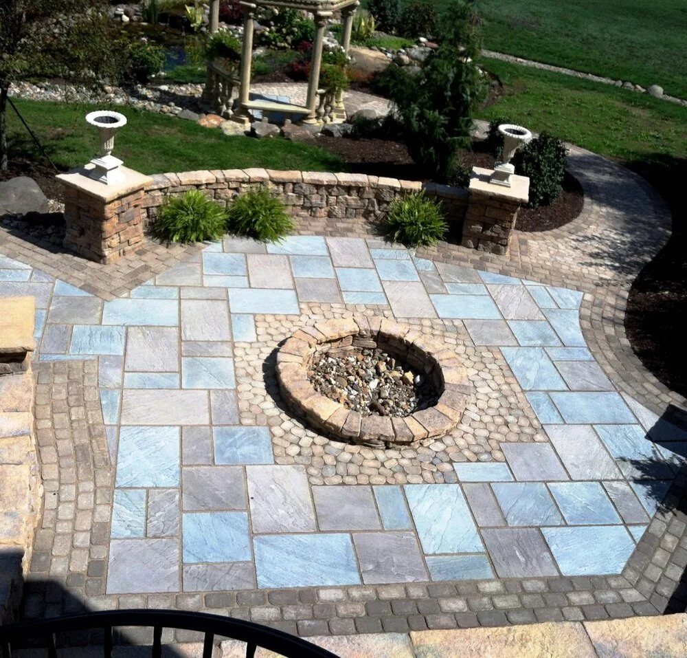 Want a Jackson Township, OH Outdoor Space to Use All Year? Add a Fire Pit and Seasonal Plantings