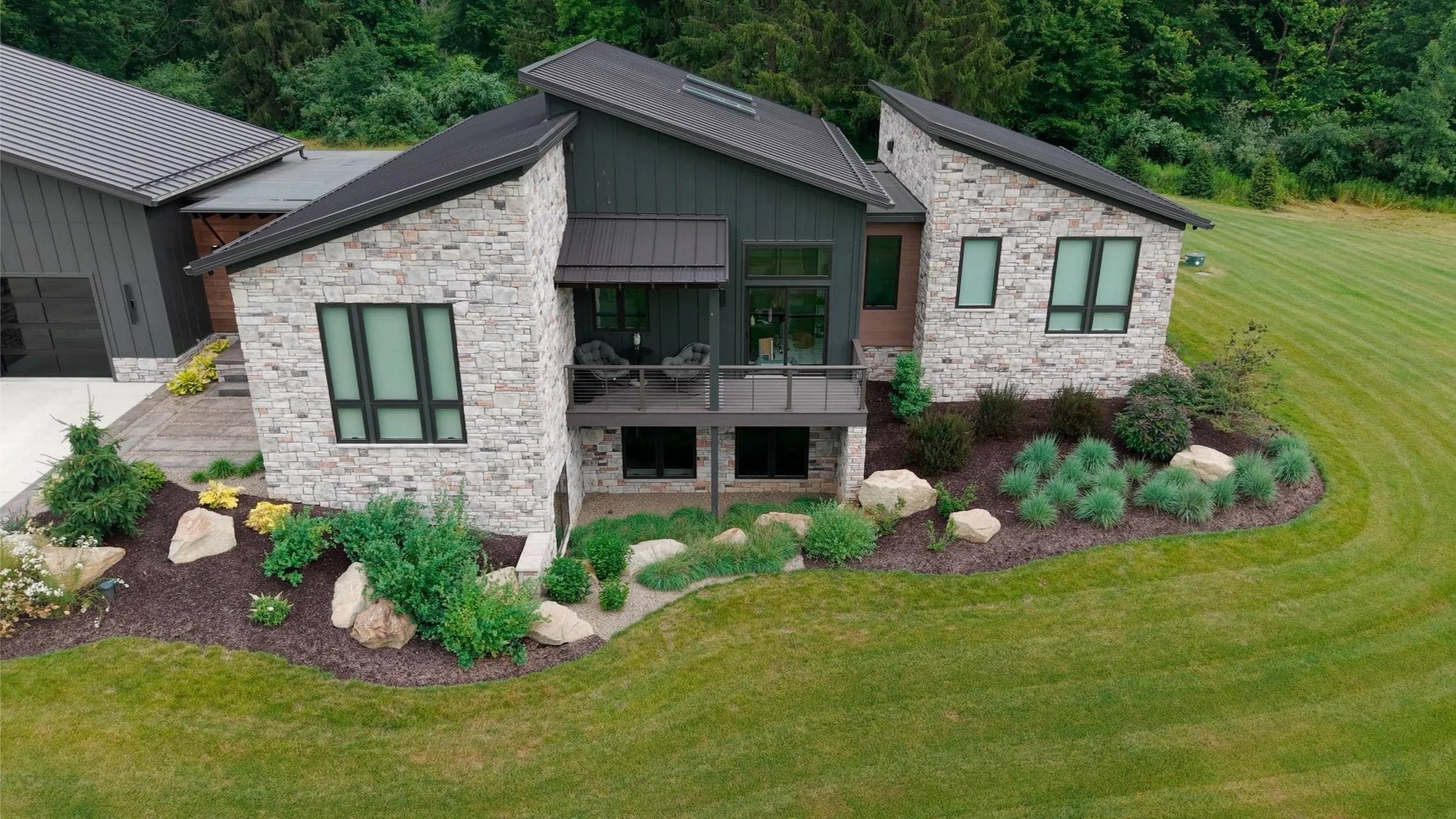 Curb Appeal Upgrades with Fresh Plantings in Lawrence Township, OH