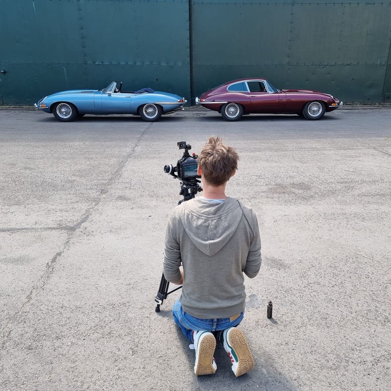 Not one but two of the most beautiful all electric E-Types. The new video will be hitting Electrogenic&rsquo;s YouTube Channel soon!!! #jaguaretype #leicalenses #bicesterheritage #electrogenic