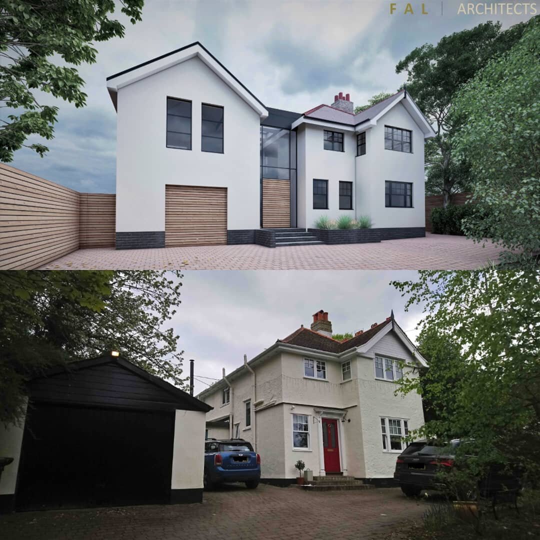 Transformation Tuesday! Our design for the extension and renovation of this property in Saffron Walden provides a modern home equipped for multigenerational living.
.
Visuals by @hartdesignvisuals
.
#architect #falarchitects #saffronwaldenarchitect #