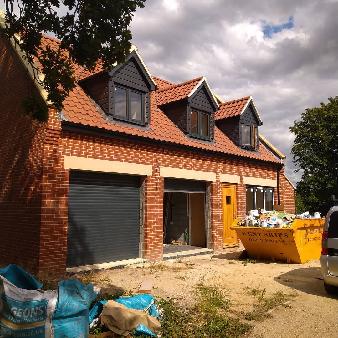 Great to see phase 1 works at our project near Attleborough nearing completion.
.
.
. 
#norfolkarchitects #outbuilding #norfolkfarmhouse #farmhouse #norfolk #architects #dontmoveimprove #design #onsite #stone #redbrick #detailsmatter #building