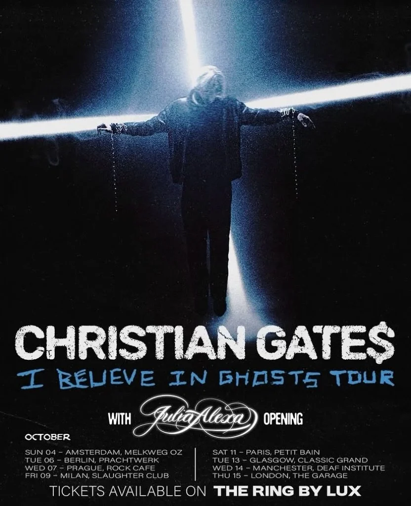 Where will Chri$tian Gate$ take you? From poetry to folk, rap to rock, Christian Gates crafts music that moves beyond boundaries. His live sets pulse with intensity, drawing you into every note 🎵 

Book your calendars for 6. October, TICKETS in our 