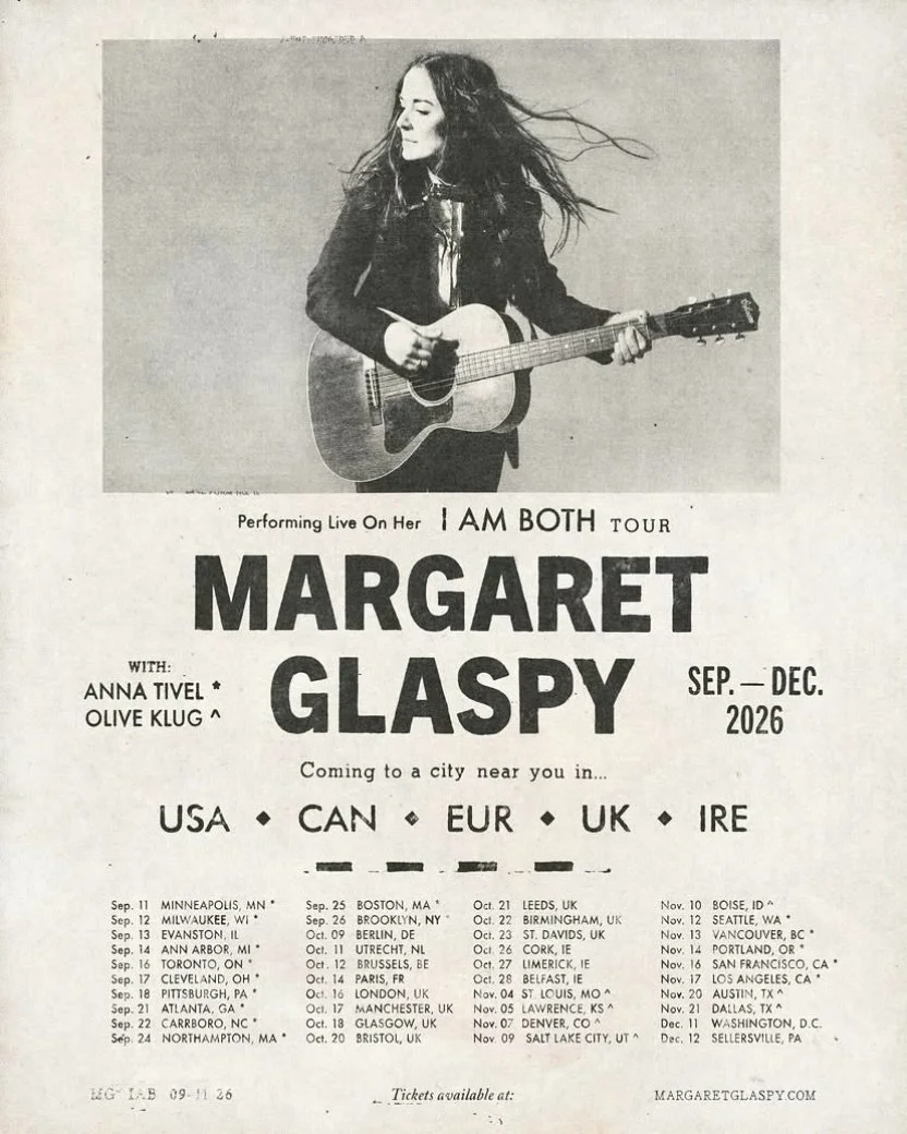 After six years, Margaret Glaspy returns to Germany for an exclusive Berlin show, presenting the songs of her new album &ldquo;Blurb&ldquo;. Expect a captivating live experience shaped by raw honesty, subtle intensity, and the singular perspective of