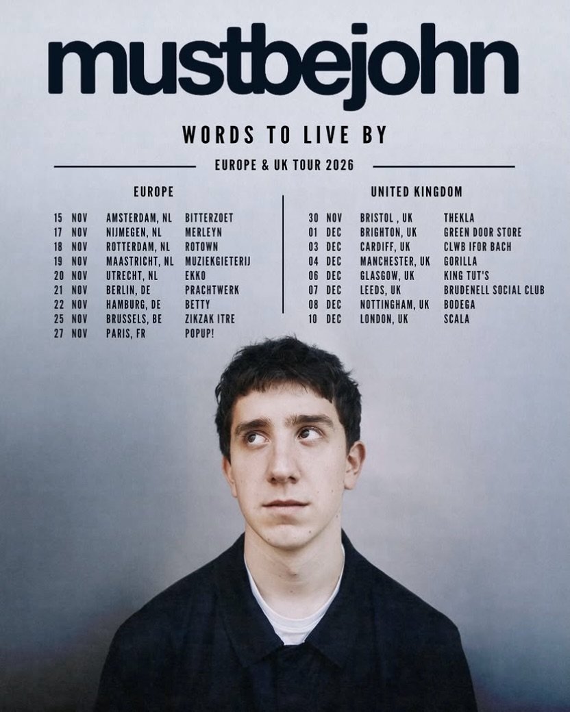 Mustbejohn brings his infectious indie-alternative sound to Berlin, blending raw storytelling with energetic production and the everyday moments that shape us. Come ready for a high-energy live show filled with catchy hooks, honest emotion, and effor