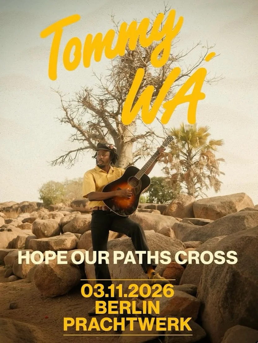 Singer, guitarist and songwriter Tommy W&Aacute; brings his rich storytelling and genre-fluid sound to our Prachtwerk stage! His live set invites you into a world where music becomes a way of telling stories and connecting across places 🌏 Join us on