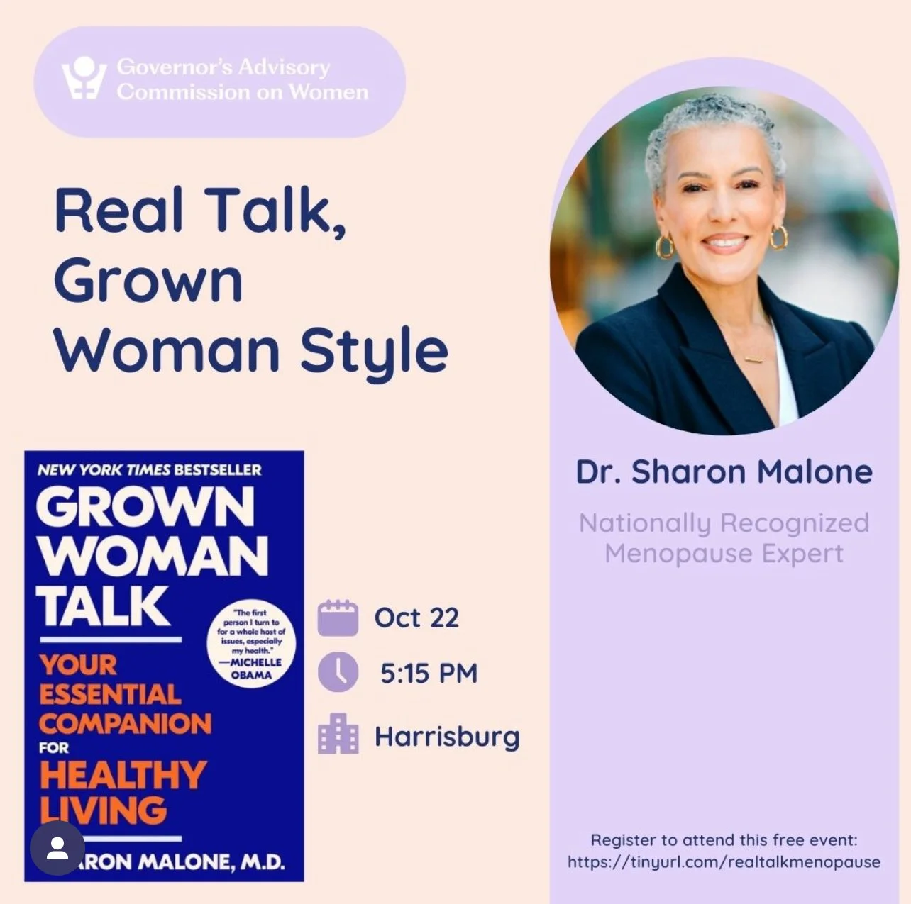 Real Talk, Grown Woman Style: An Evening with Dr. Sharon Malone