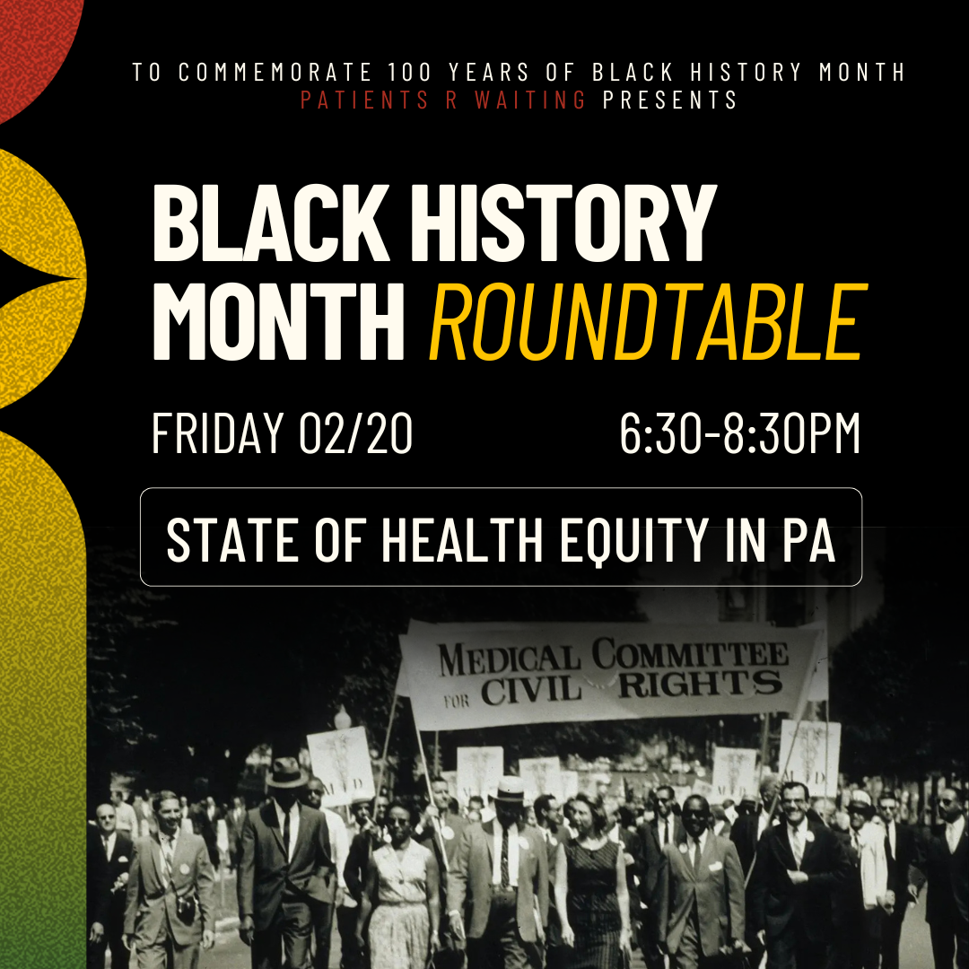 Black History Month Roundtable - State of Health Equity in PA