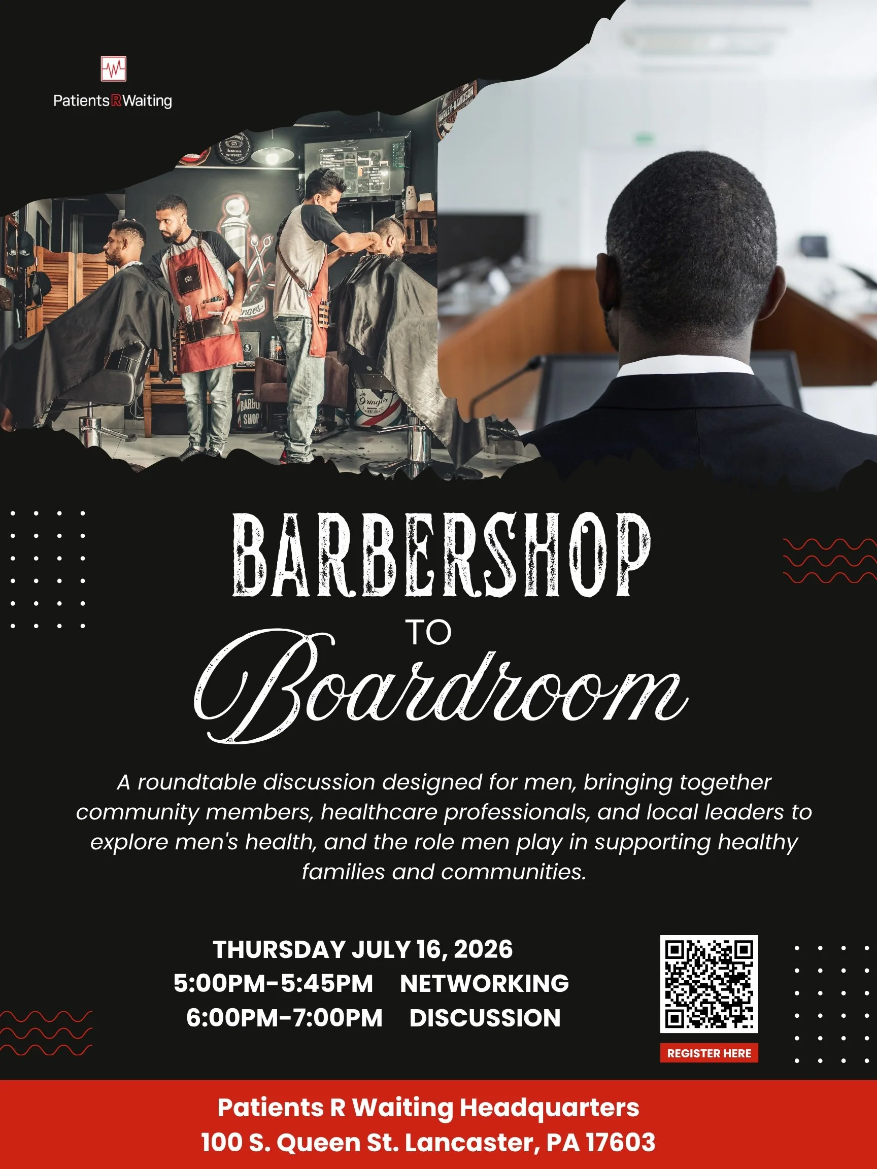 Barbershop to Boardroom: A Conversation on Men's Health