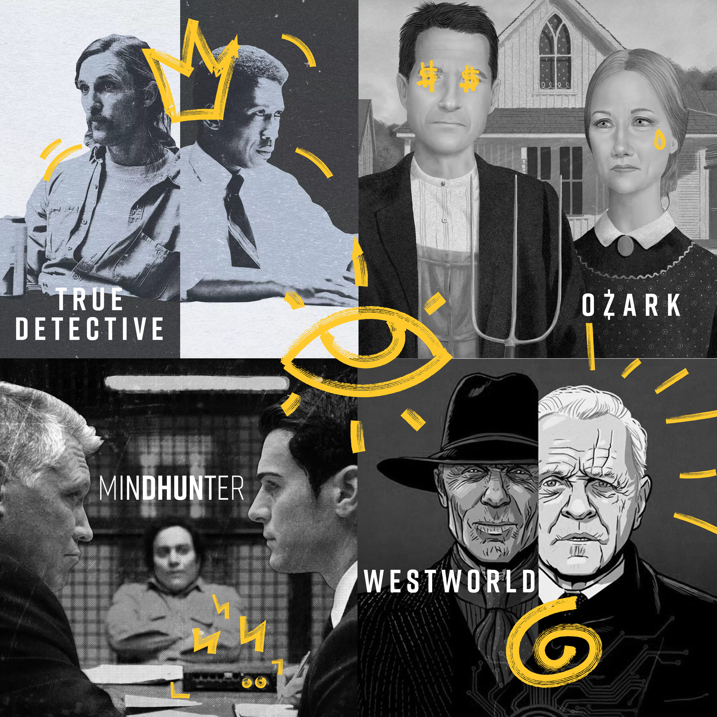 SSU Friday recommendations True Detective, Ozark, Mindhunter, Westworld