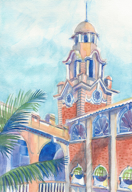 Main Building, HKU (II) 2018 Watercolour on Paper 21x29.7 cm