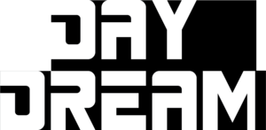 Bold white text on a black background reading 'DAY DREAM'
