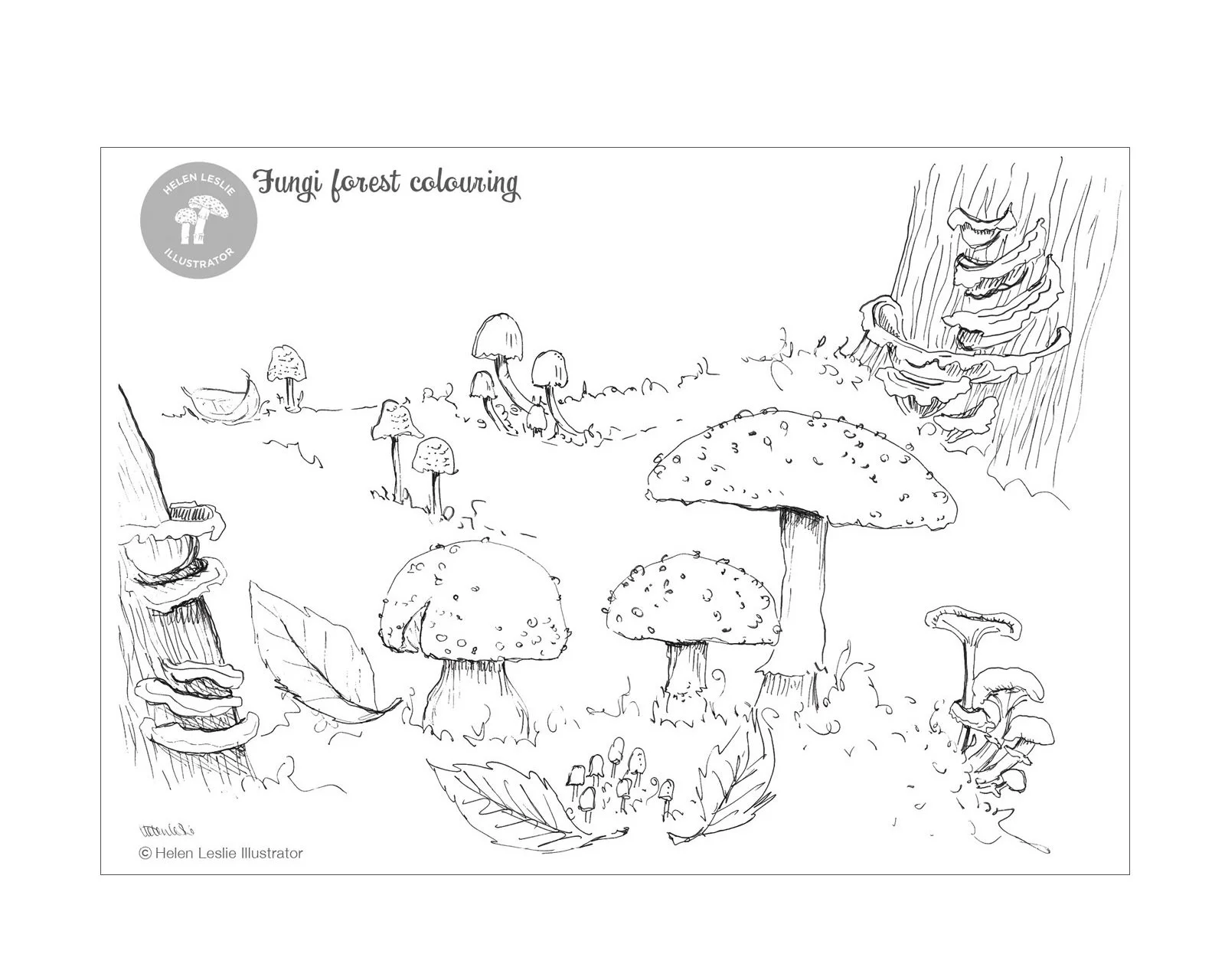 Awesome Autumn Activity Pack designed by Helen Leslie Illustrator full of crafts and colouring activities for children