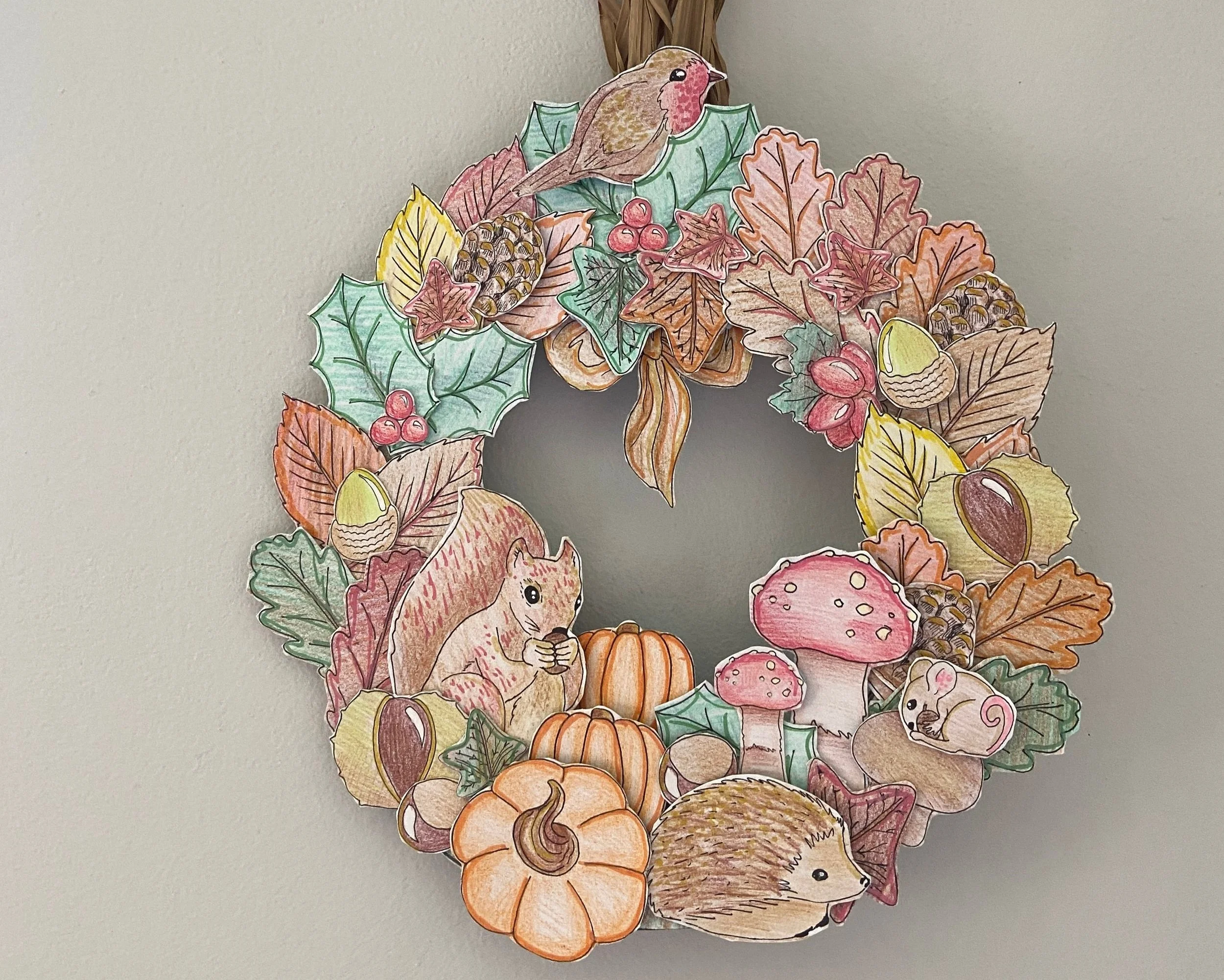 Awesome Autumn Activity Pack designed by Helen Leslie Illustrator full of crafts and colouring activities for children