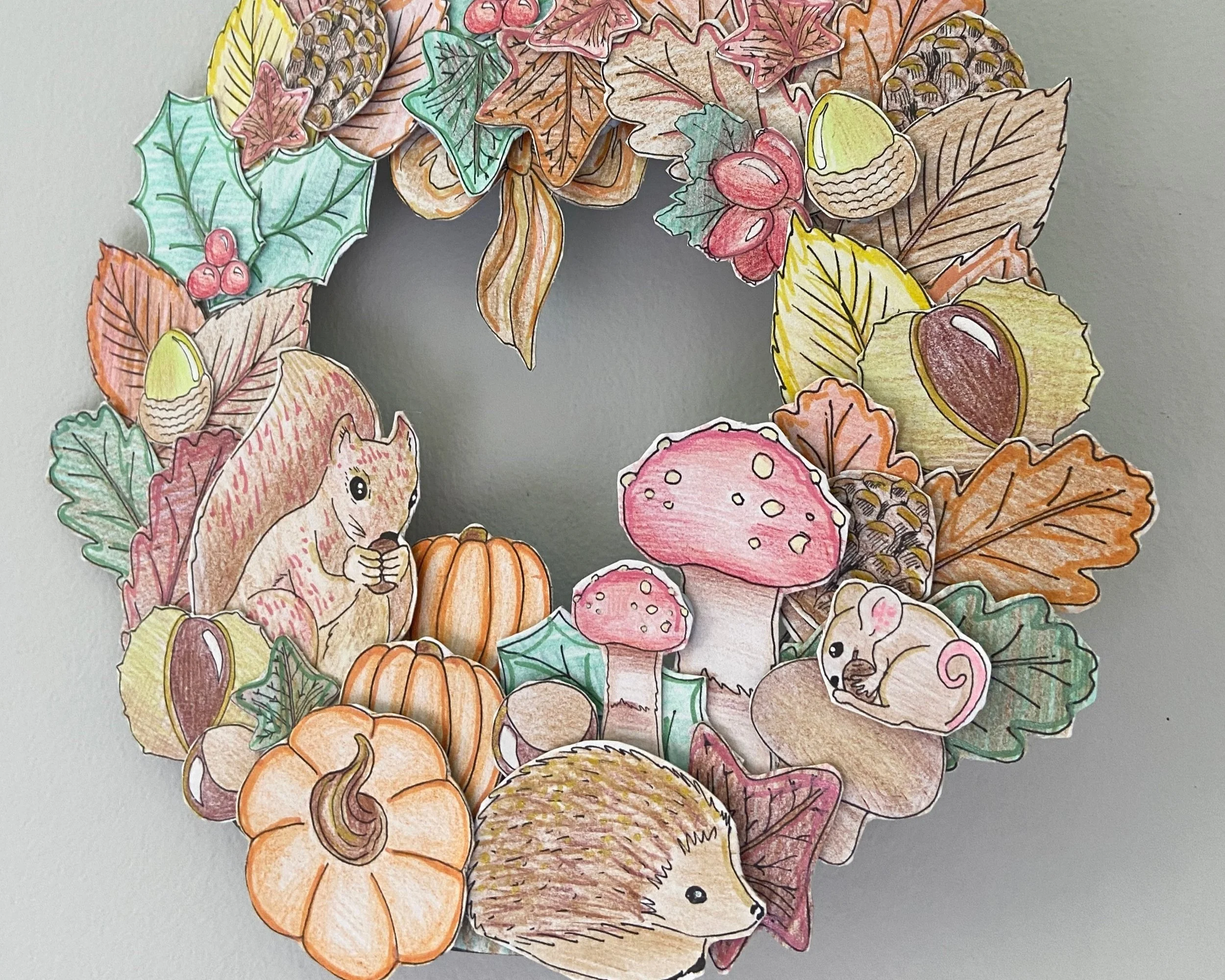 Awesome Autumn Activity Pack designed by Helen Leslie Illustrator full of crafts and colouring activities for children