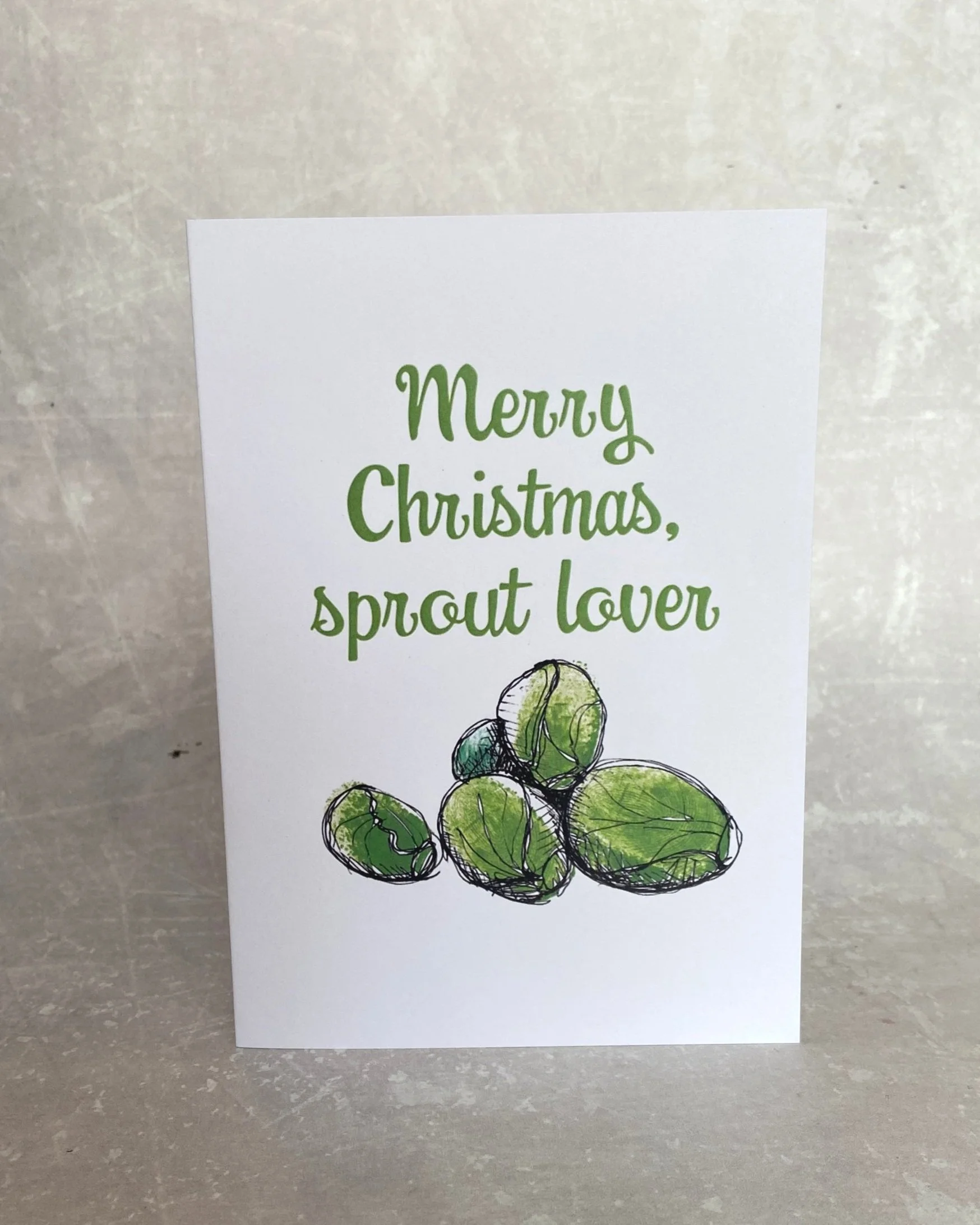 Merry Christmas, sprout LOVER card
