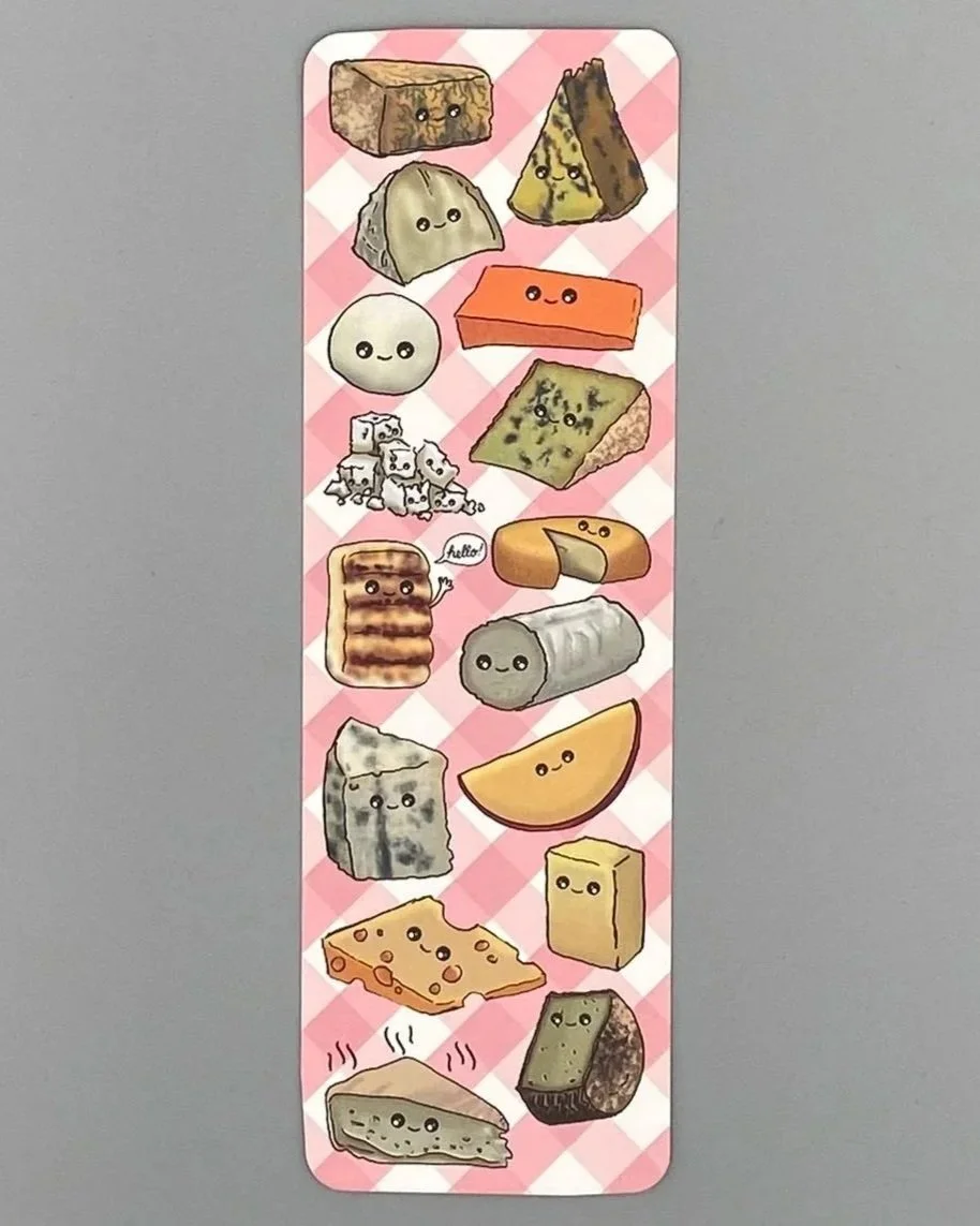 Cheerful Cheeses bookmark