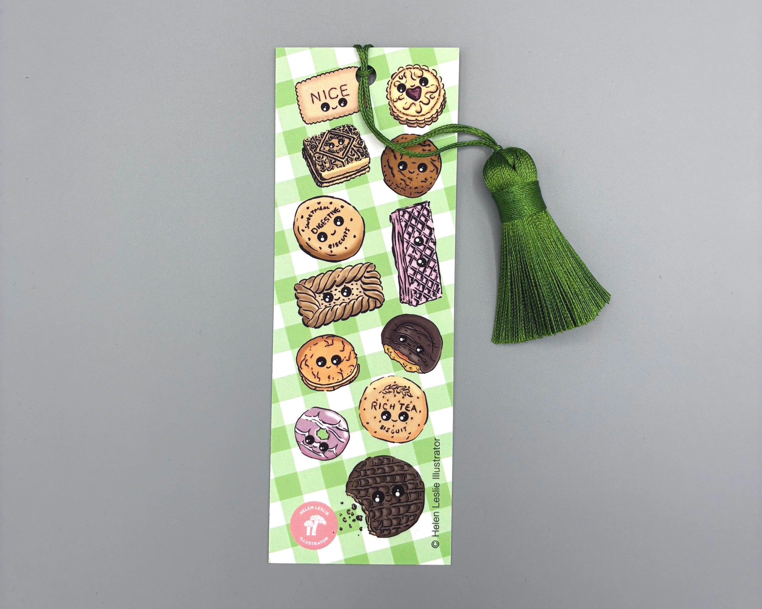 Cute food bookmarks hand illustrated by Devon artist Helen Leslie Illustrator (Copy)